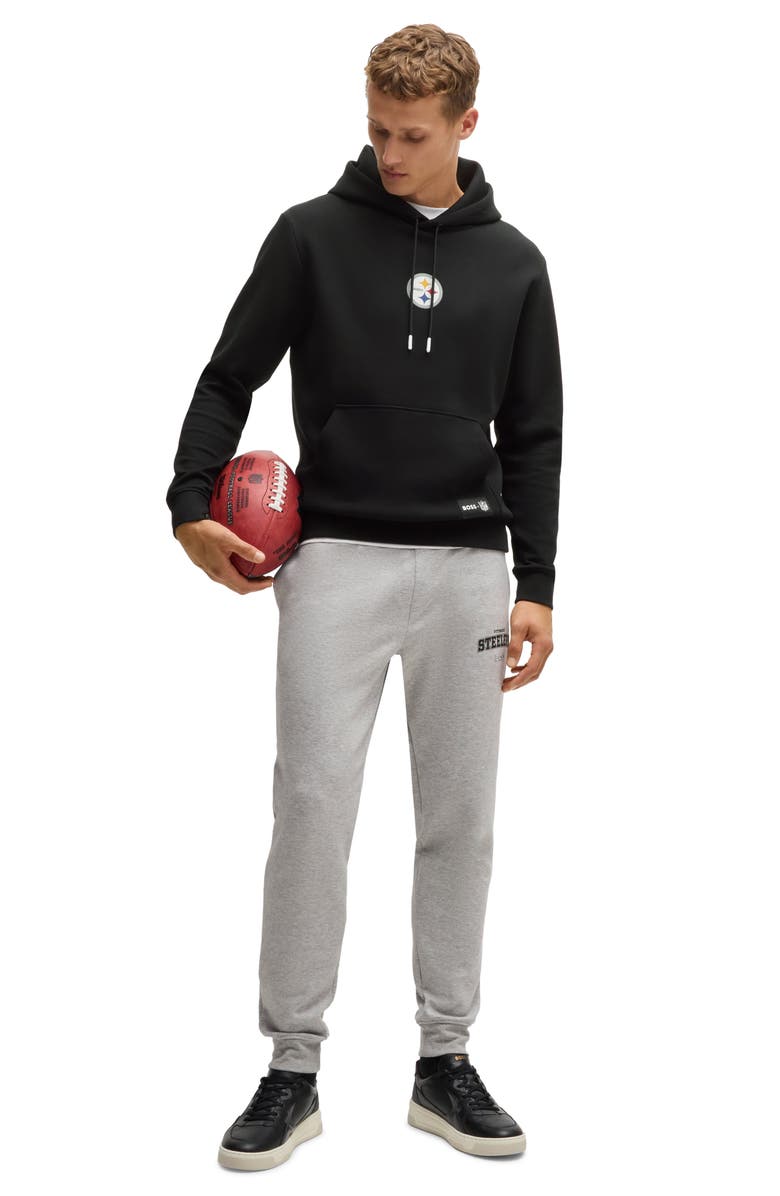 BOSS x NFL Woodson Graphic Hoodie, Alternate, color, Pittsburgh Steelers