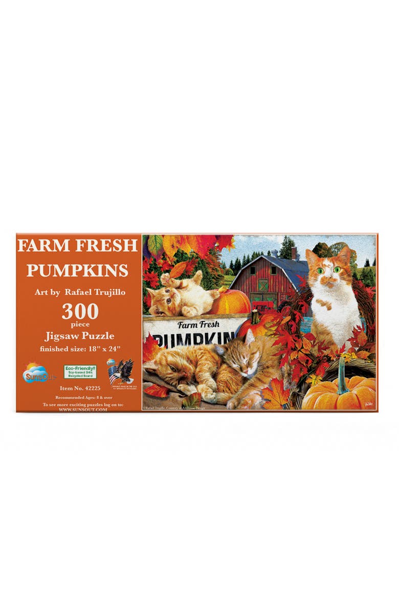 Farm Fresh Pumpkins 300 piece Jigsaw Puzzle for Adults, Alternate, color, Multicolor