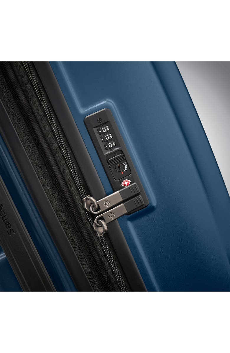 Samsonite Octiv 3-Piece Set (Pro Front Pocket 20/24/28) Hardside Spinner, Alternate, color, Blue Denim