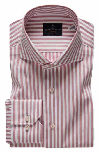 Emanuel Berg Slim Fit Poplin Sport Shirt