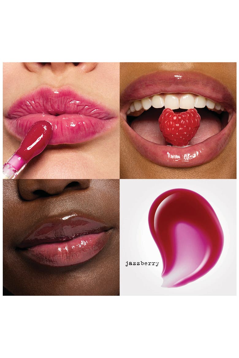 Heaven's Dew Gel Lip Oil, Alternate, color, JAZZBERRY