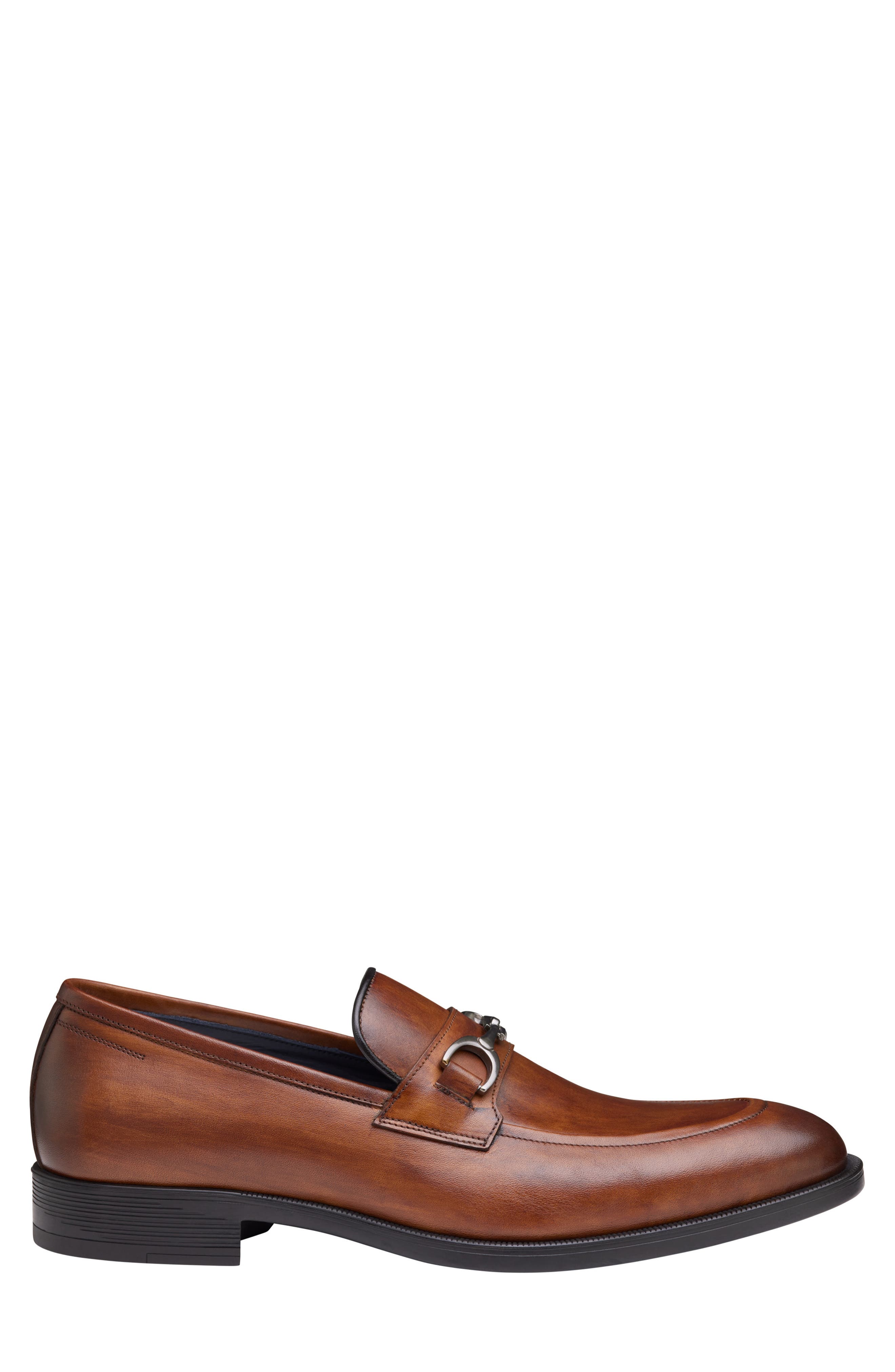 Johnston & Murphy Flynch Bit Loafer, Alternate, color, Tan Italian Calfskin