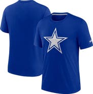 Nike Men's Nike Royal Dallas Cowboys Playback Logo Tri-Blend T-Shirt