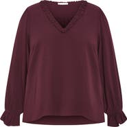 City Chic Marena Ruffle Top