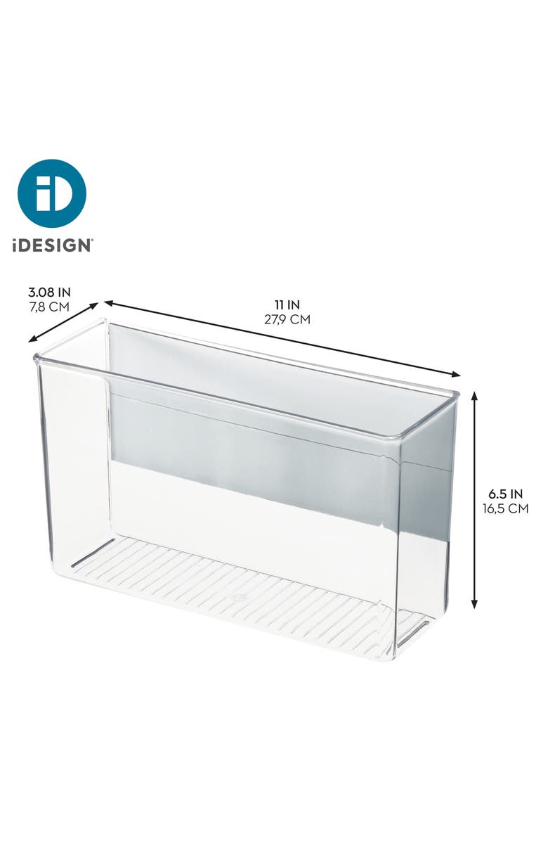 iDesign Magnetic Organizer Bins for Laundry Room  - Set of 4 - Clear, Alternate, color, Clear