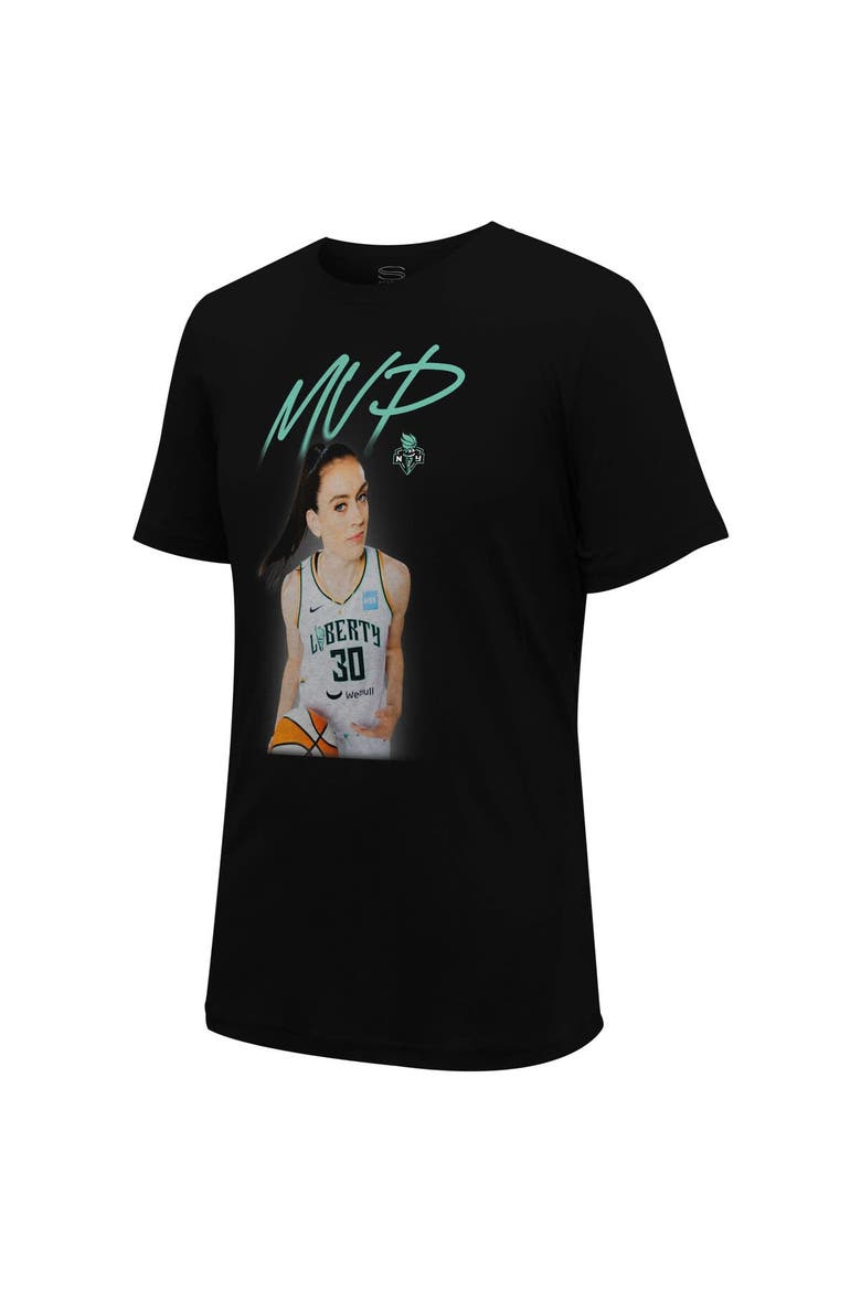 Unisex Stadium Essentials Breanna Stewart Black New York Liberty 2023 WNBA MVP Player T-Shirt, Alternate, color, Black