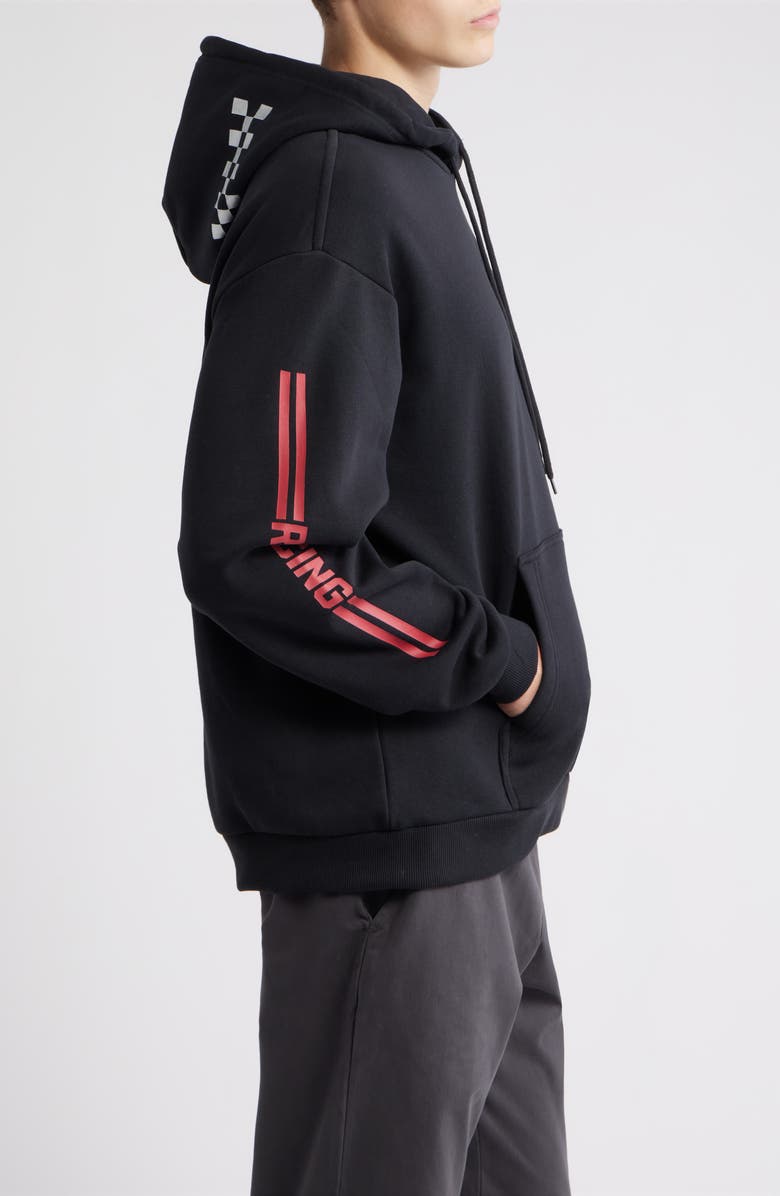 Brixton Coors Light<sup>®</sup> Pit Stop Graphic Hoodie, Alternate, color, Black