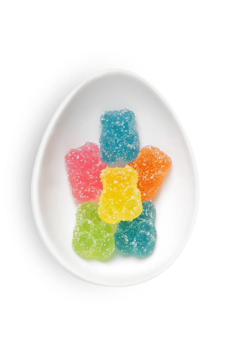 sugarfina Set of 2 Sour Rainbow Bears Gummy Candy, Alternate, color,