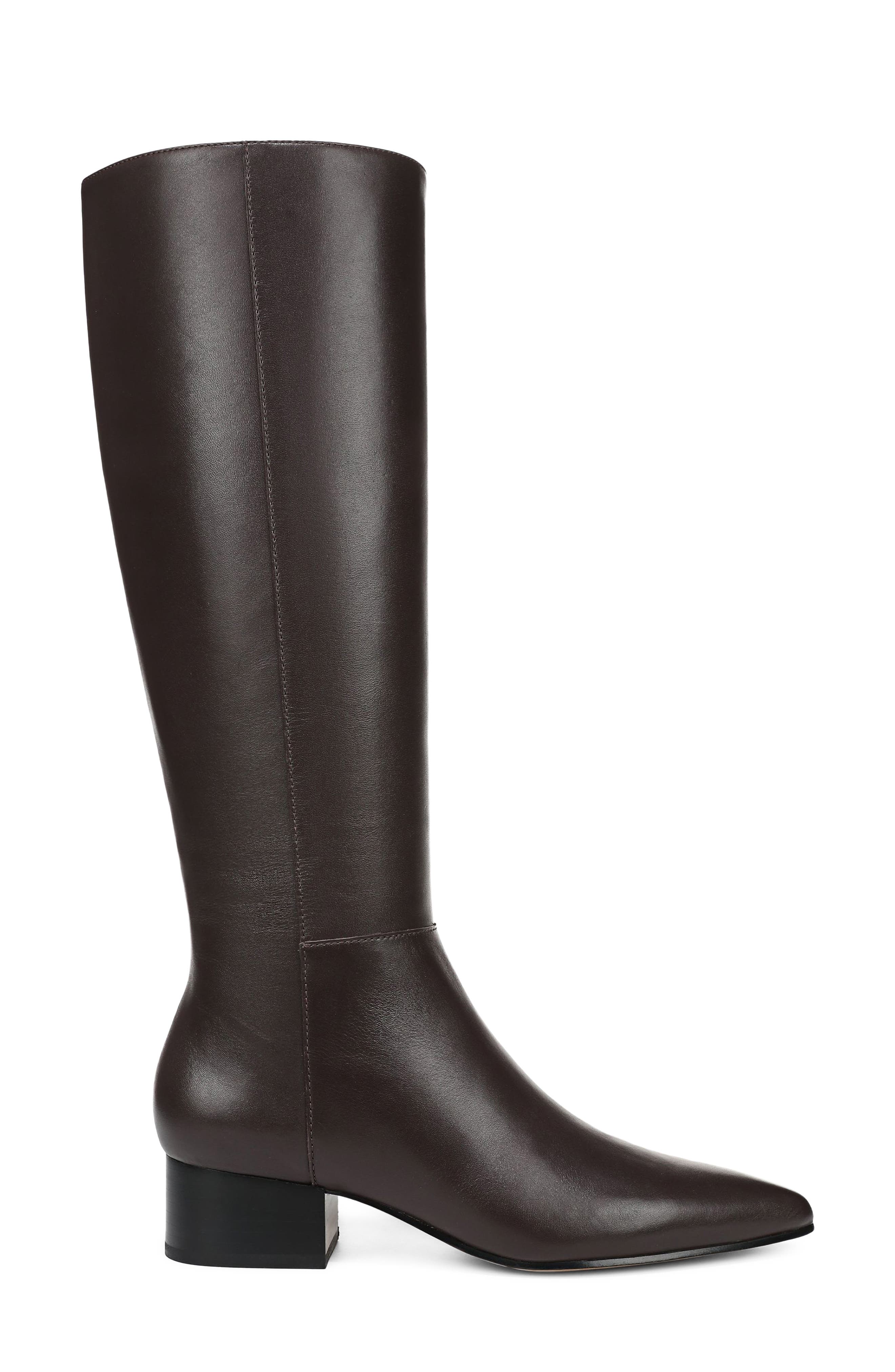 Adan Tall Leather Boot, Alternate, color, GANACHE