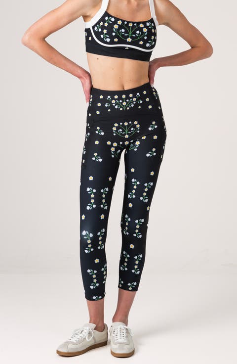 Night Garden High-Waisted 7/8 Leggings
