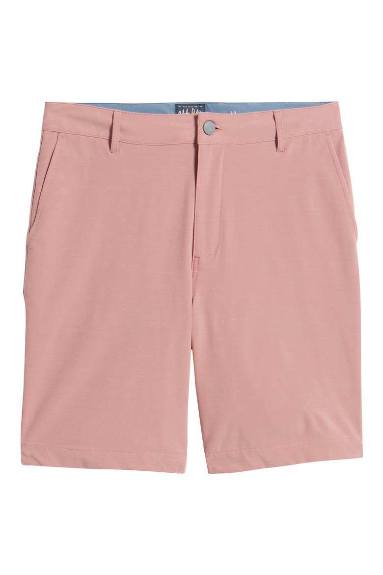 All Day 2.0 9-Inch Water Repellent Shorts, Alternate, color, ROSE