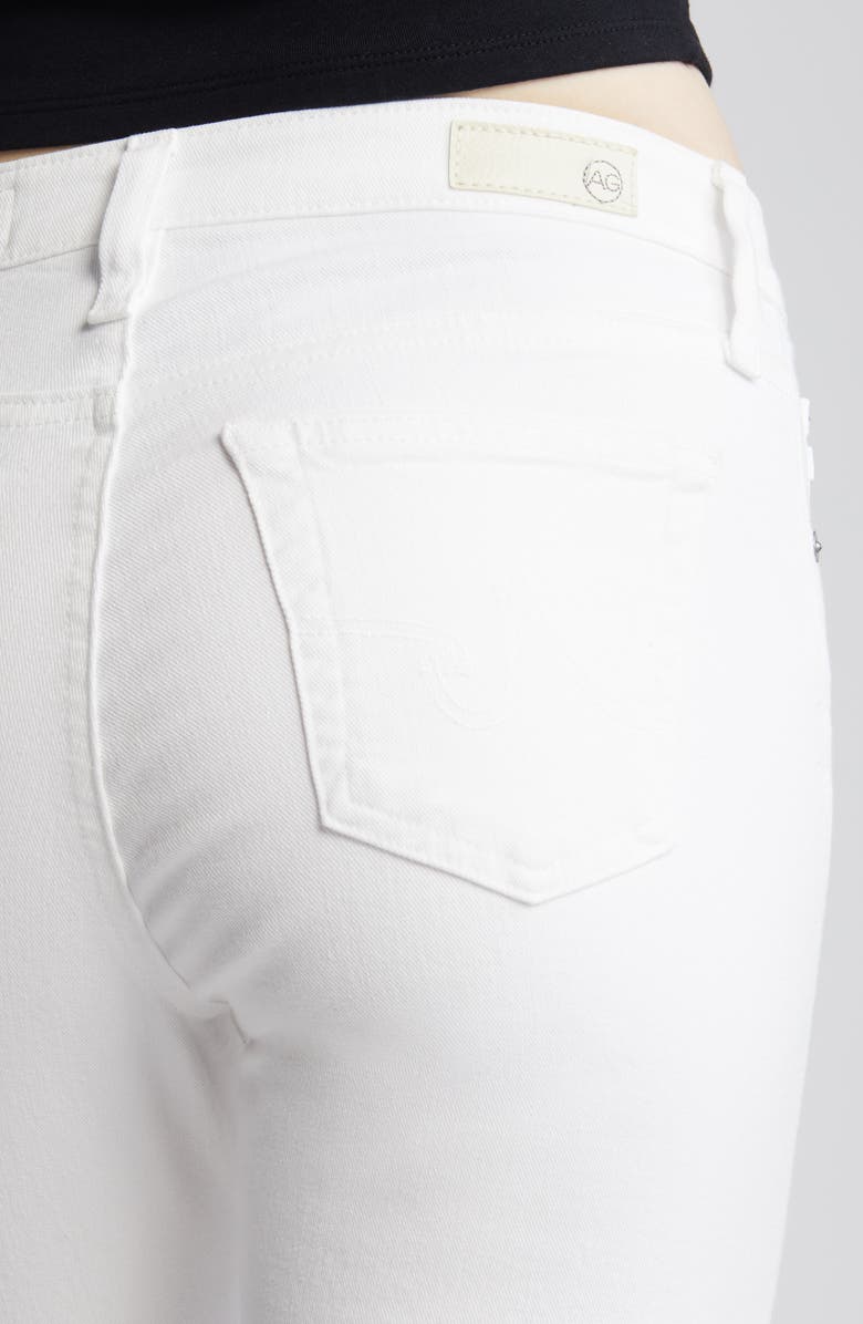 AG Angel Raw Hem Mid Rise Bootcut Jeans, Alternate, color,