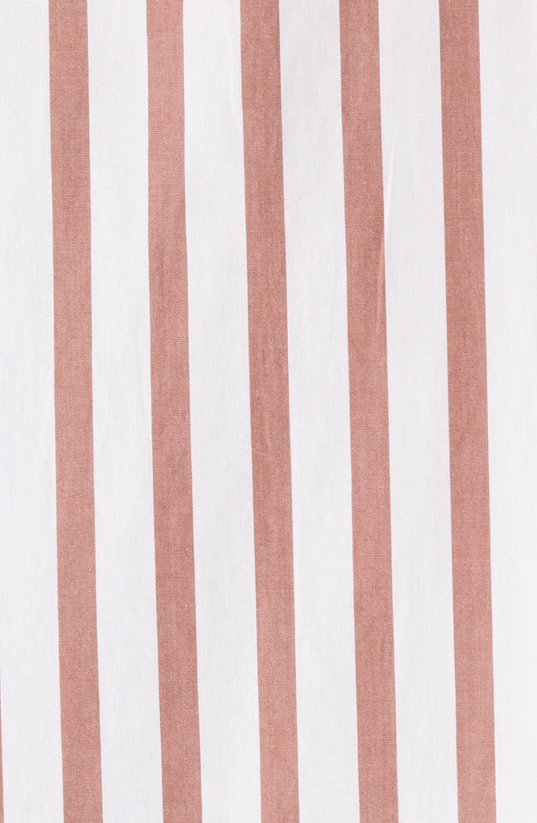 Nordstrom Classic Cotton Pajamas, Alternate, color, Brown Awning Stripe