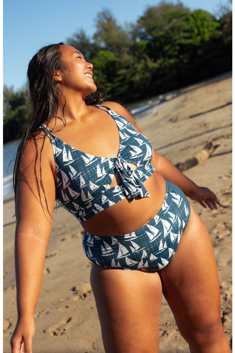 Zip Pocket Swim Bottom, Alternate, color, Nautical