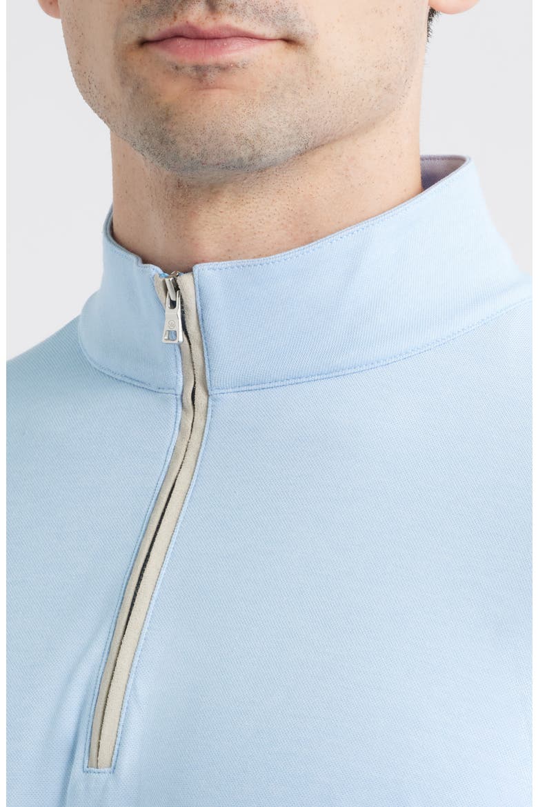 Crown Crafted Albatross Quarter Zip, Alternate, color, BLUE TOPAZ