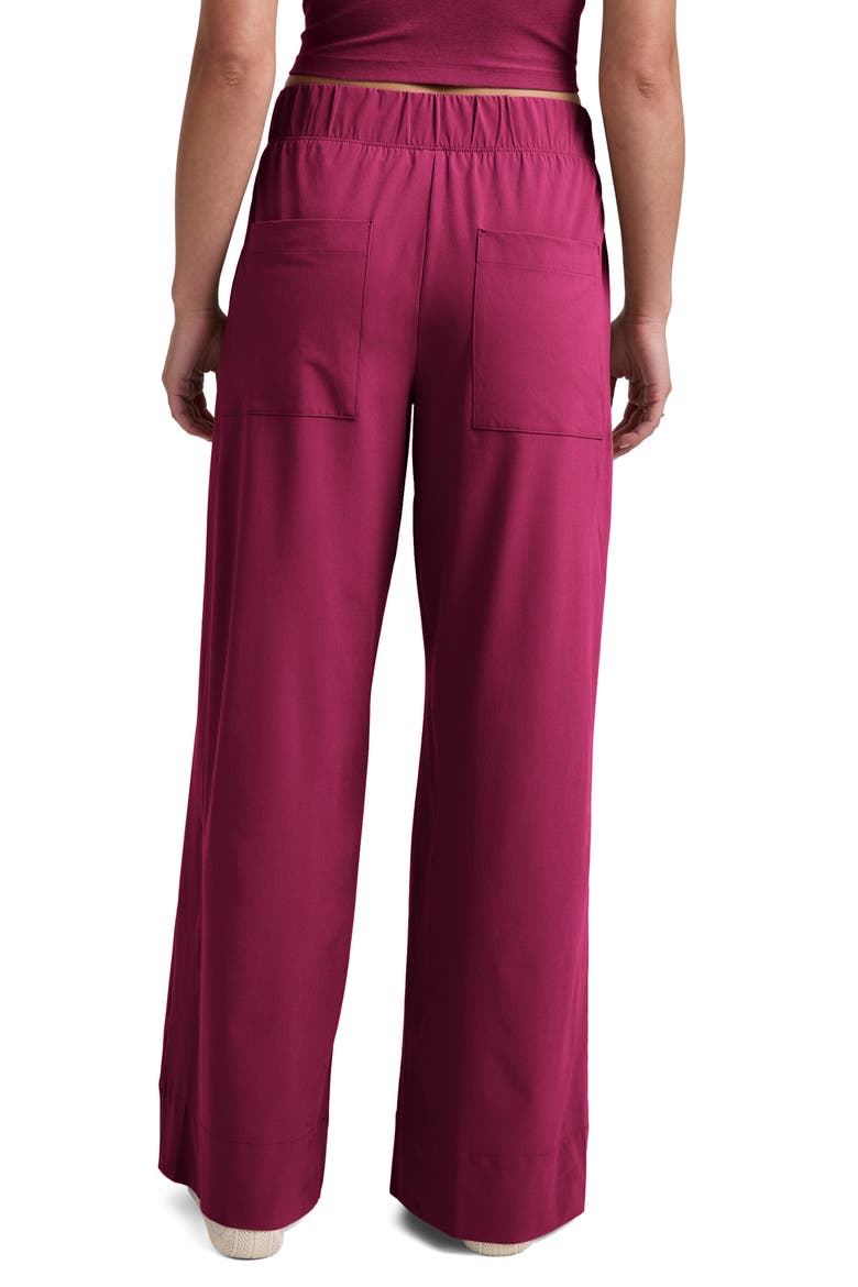 Wide Leg Utility Pants, Alternate, color, SANGRIA