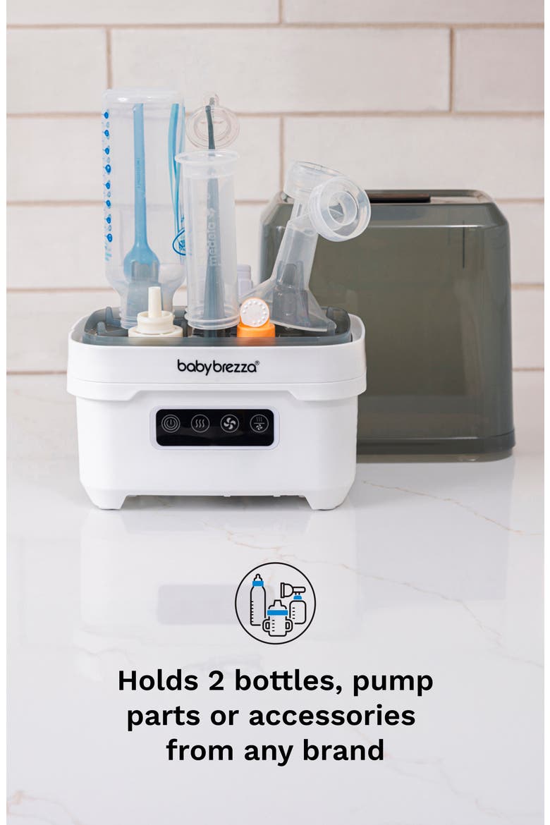 One Step™ Baby Bottle Sterilizer & Dryer, Alternate, color, WHITE