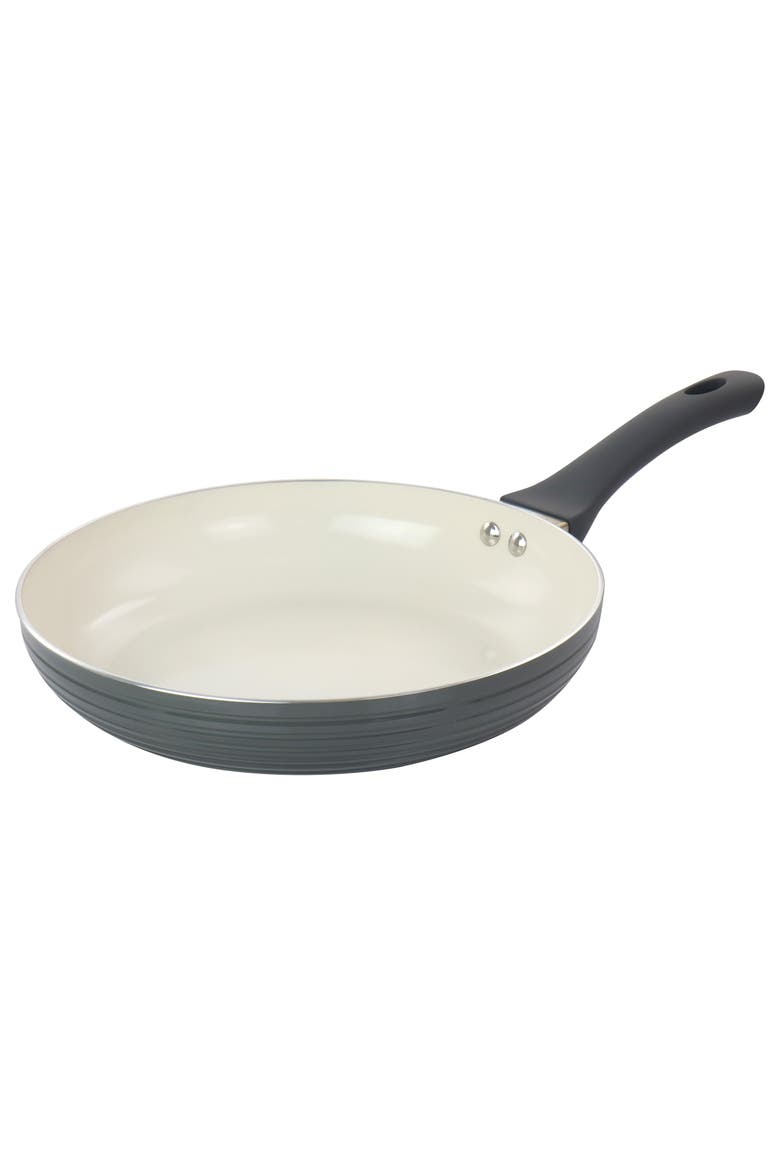 Ridge Valley 10 Inch Aluminum Nonstick Frying Pan, Main, color, Grey