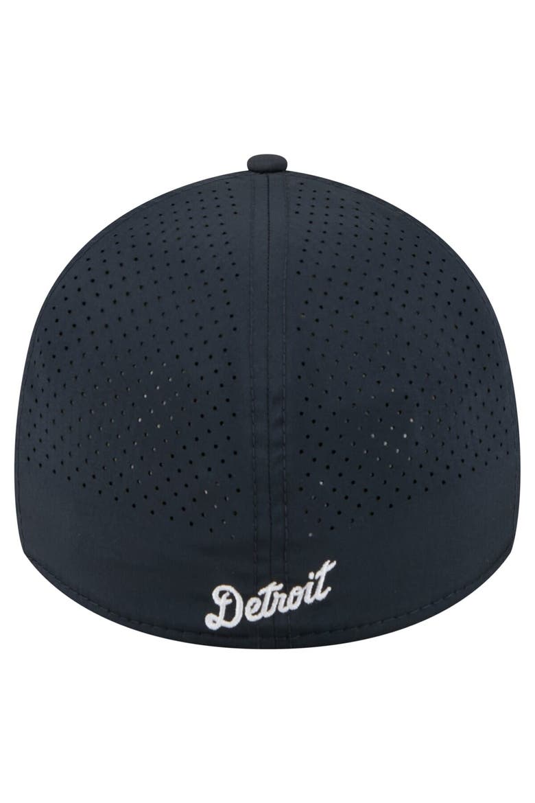 Men's New Era  Navy Detroit Tigers 39THIRTY A-Frame Perforated Flex Hat, Alternate, color, Navy