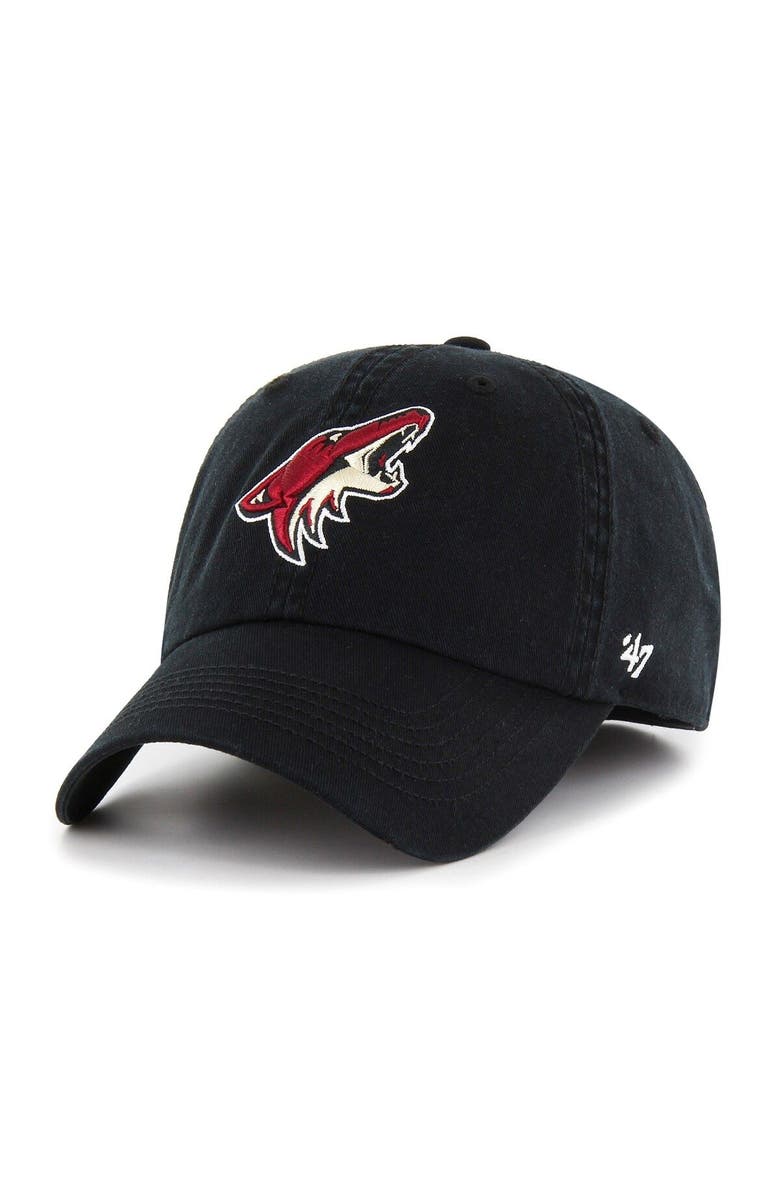 '47 Men's '47 Black Arizona Coyotes Classic Franchise Fitted Hat, Main, color,