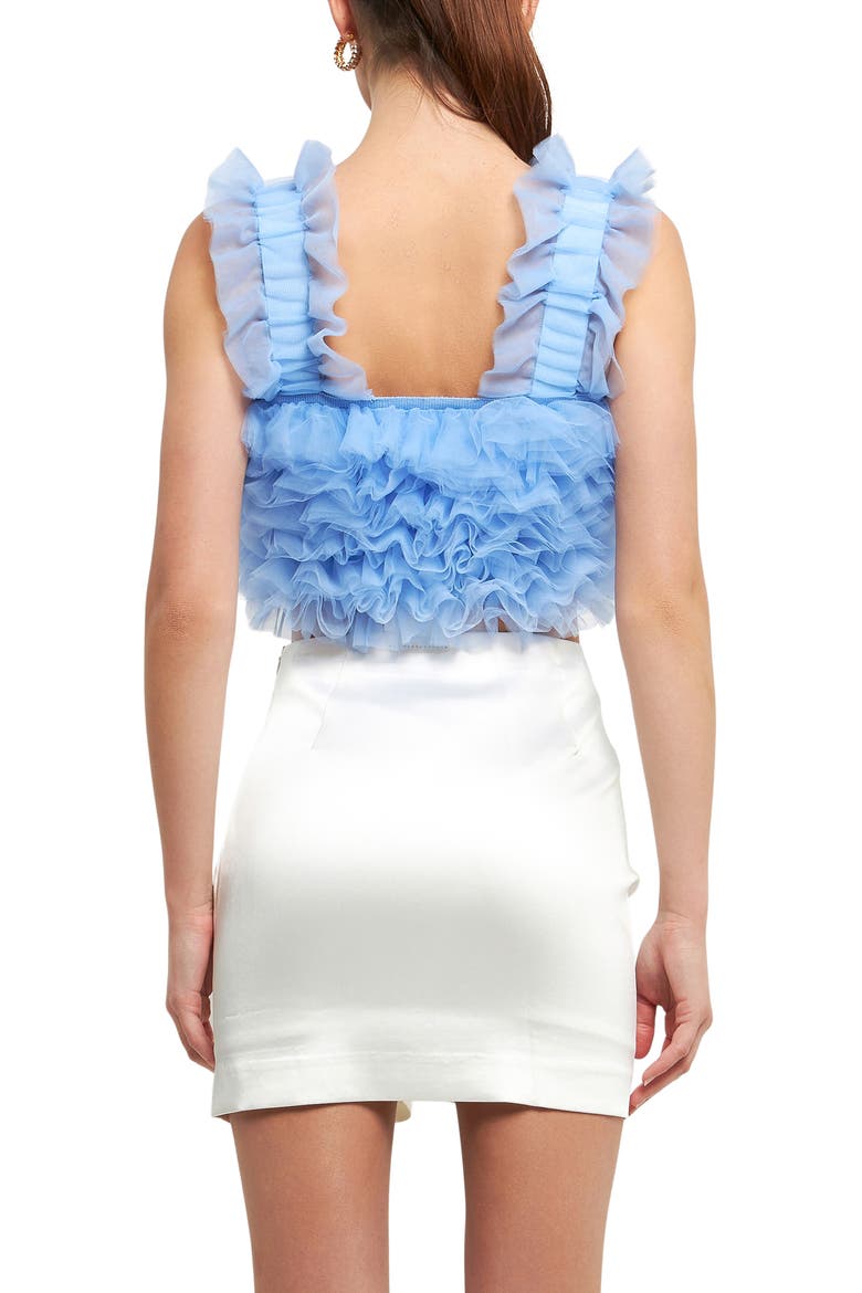 Ruffle Tulle Crop Tank, Alternate, color, POWDER BLUE