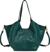 OLD TREND Magnolia Genuine Leather Handwoven Convertible Tote