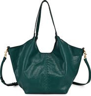 OLD TREND Magnolia Genuine Leather Handwoven Convertible Tote