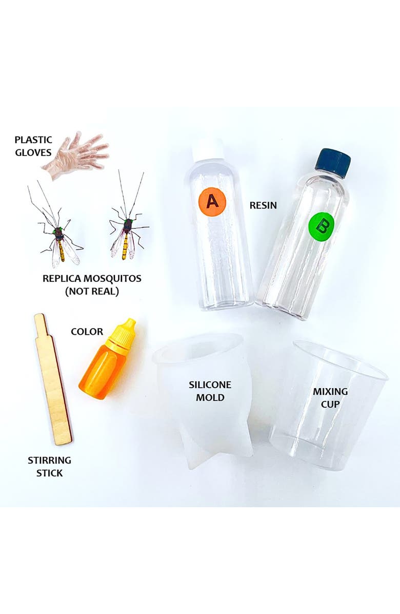 MODBOX DIY Fossilized Insect Casting Kit, Create Mosquito Fossils, STEM Kids 8+, Alternate, color, 