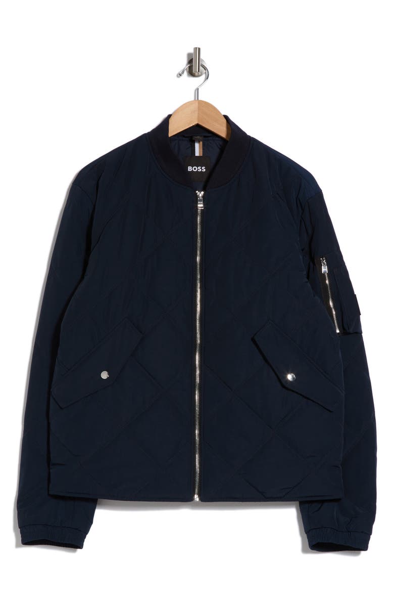 BOSS Caramo Quilted Jacket, Alternate, color, 