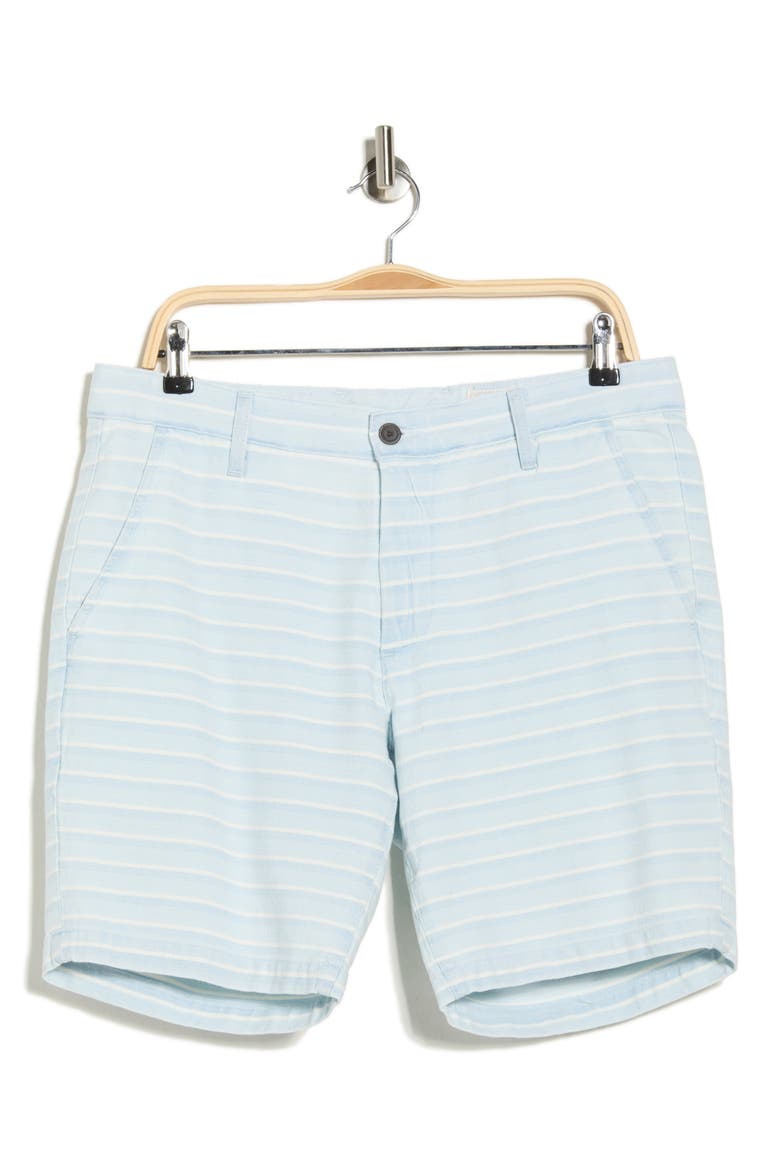 Wanderer Stripe Slim Fit Chino Shorts, Alternate, color, THEOREM