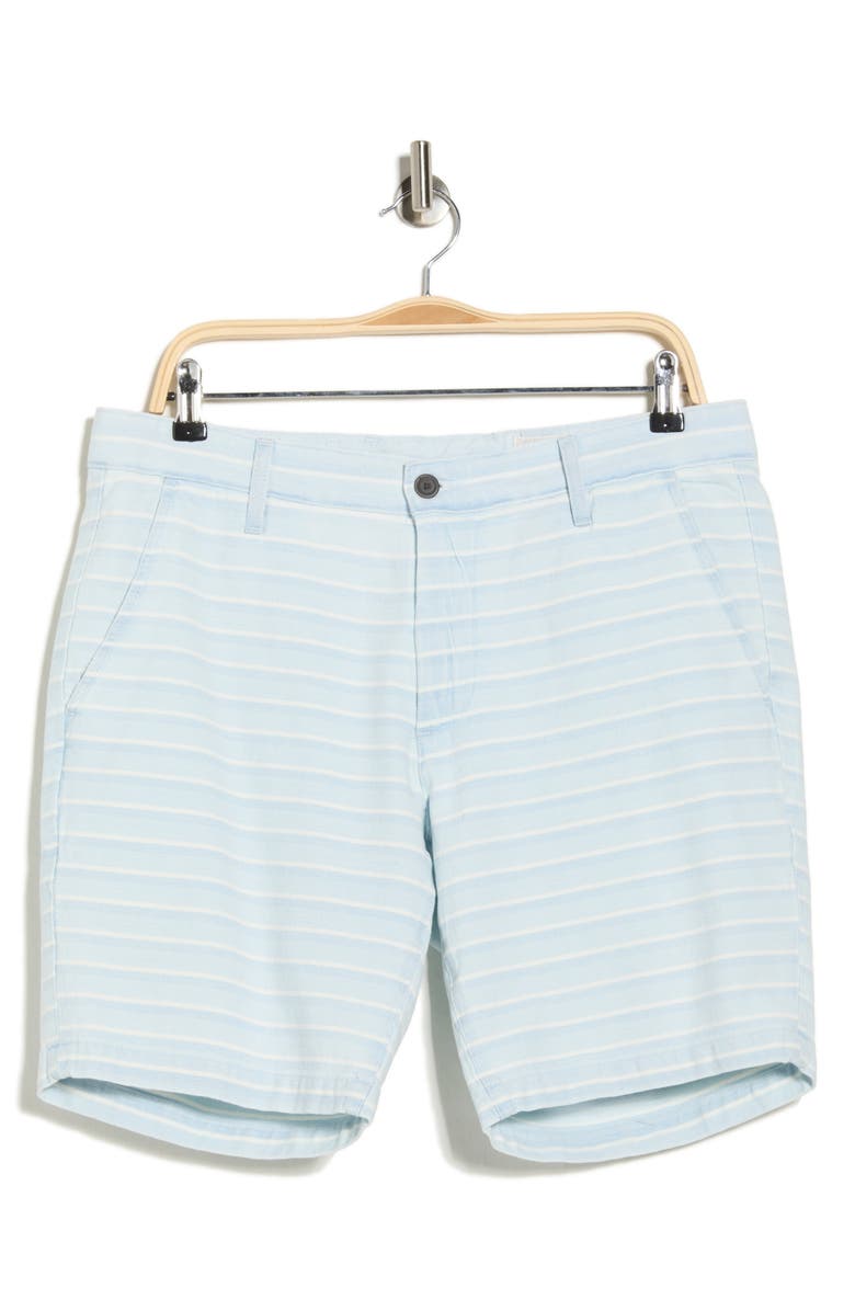 AG Wanderer Stripe Slim Fit Chino Shorts, Alternate, color, Theorem