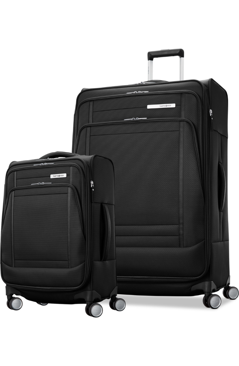 Samsonite UpLIFT Lightweight 2-Piece Set (Carry-On/Checked-Large) Softside Expandable Luggage, Main, color, Black