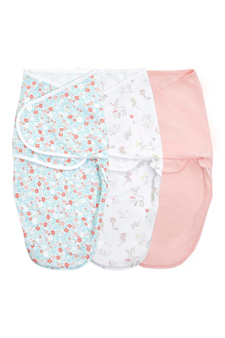 Aden & Anais Essentials Wrap Swaddle - Set of 3, Main, color, FAIRY TALE FLOWERS