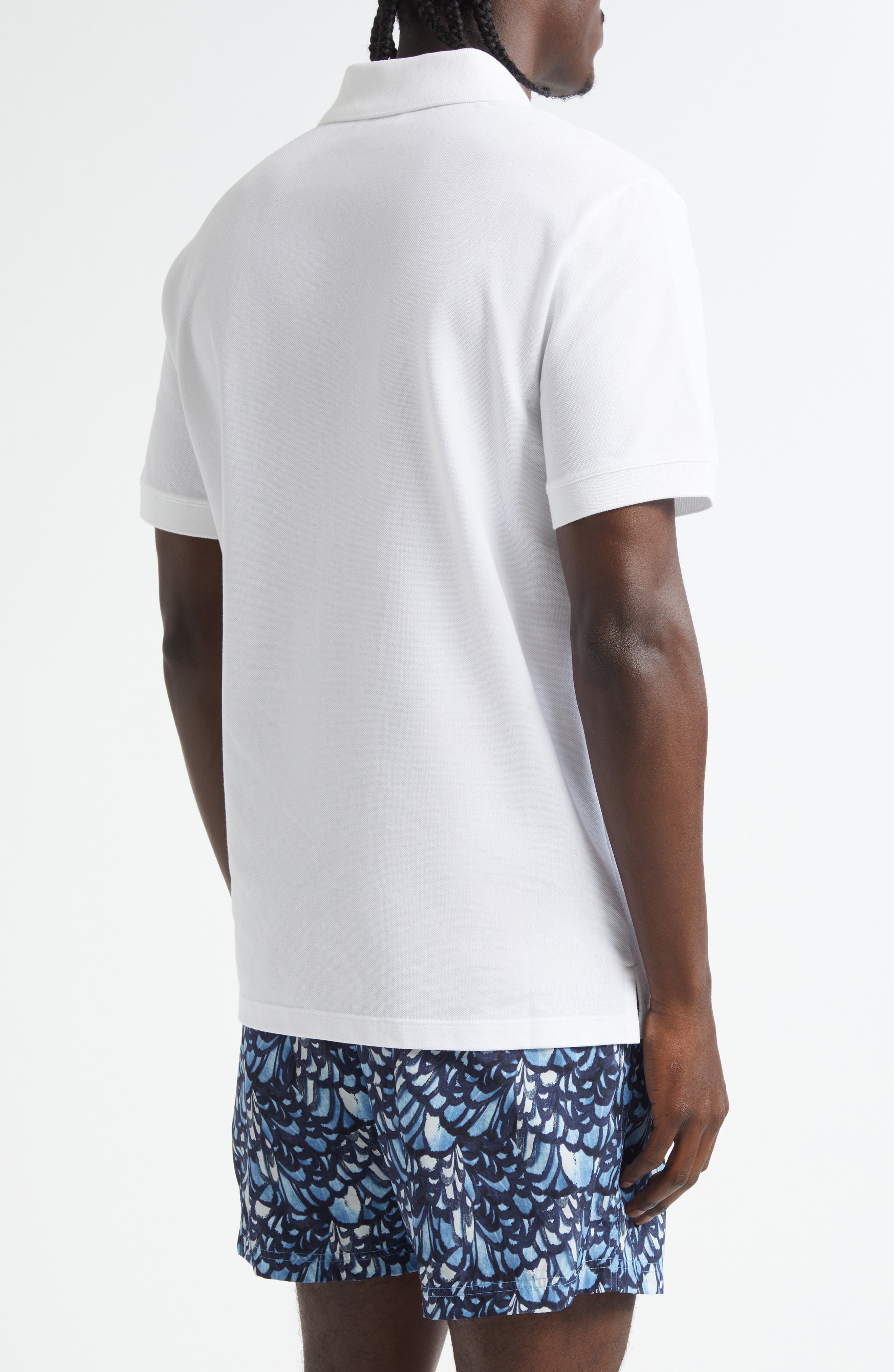 Embroidered Logo Cotton Pique Polo - image 2