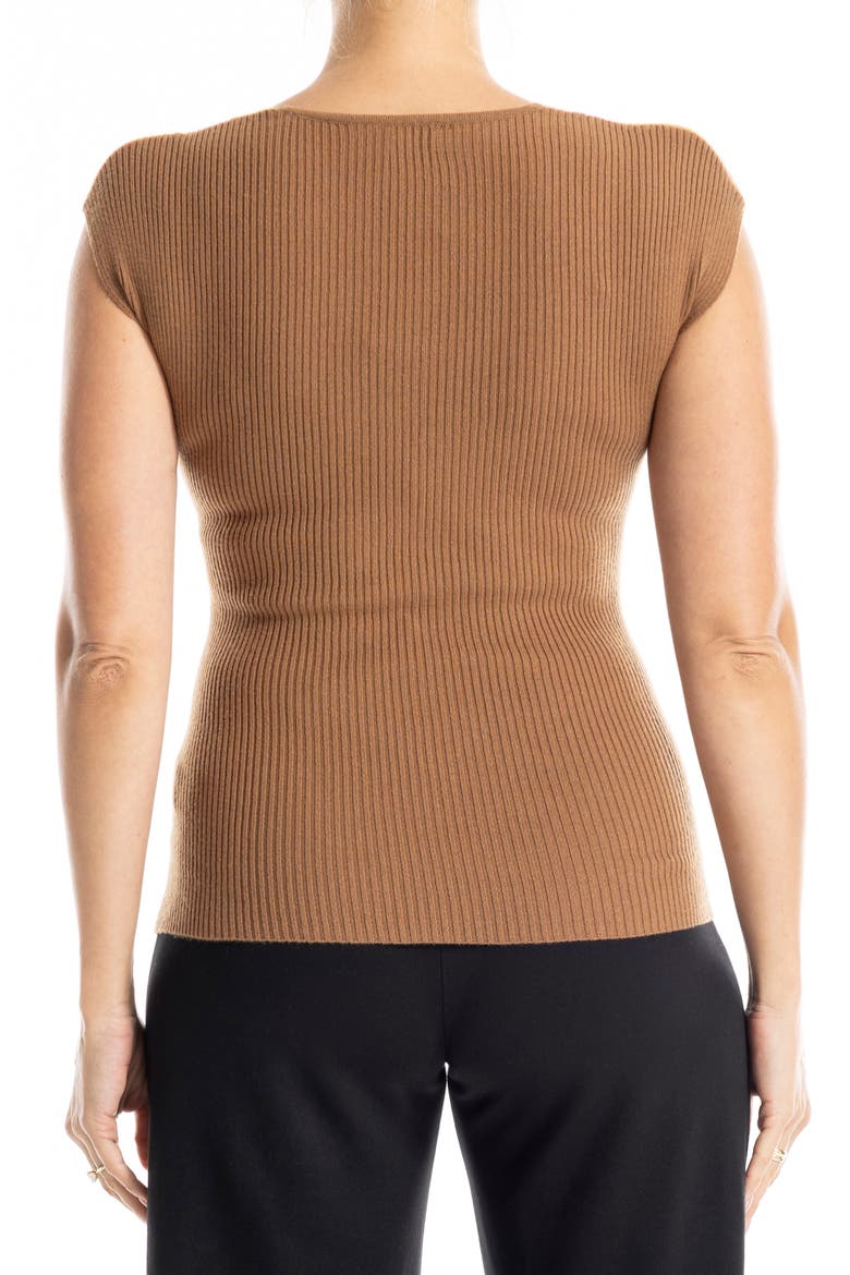 Cap Sleeve Wrap Sweater, Alternate, color, VICUNA