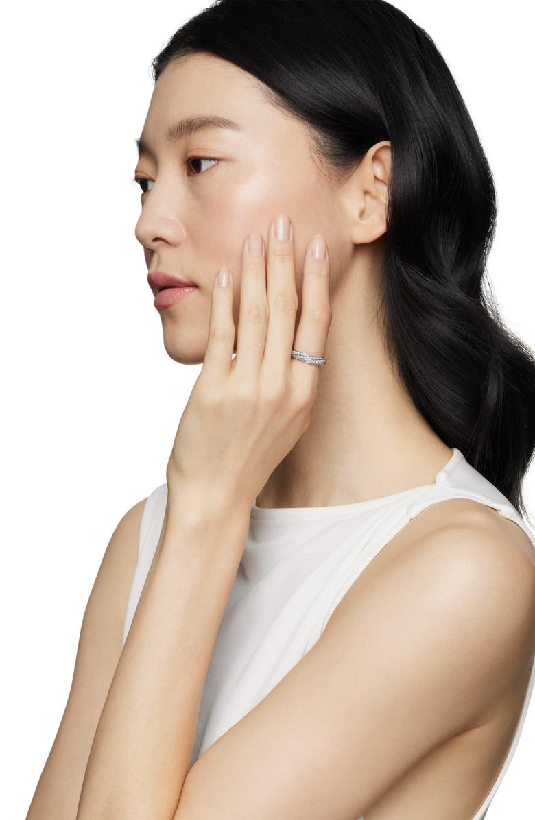 David Yurman Cable Edge Band Ring, Alternate, color, Sterling Silver Recycled