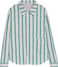 Thom Browne Stripe Utility Shirt Jacket