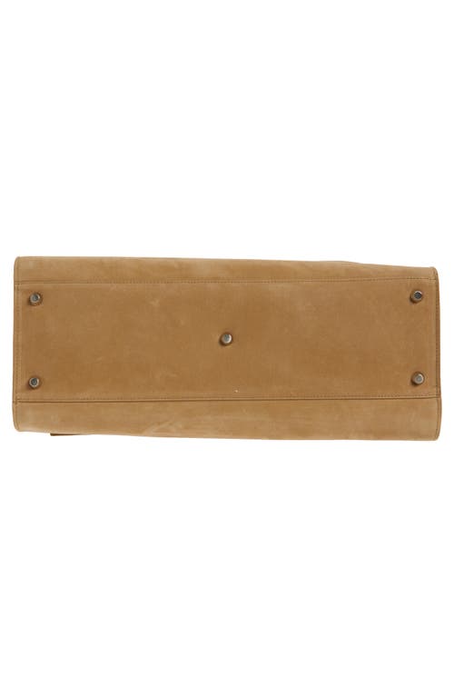 Proenza Schouler Tate East-west Satchel Bag In Nubuck Calfskin In Tobacco