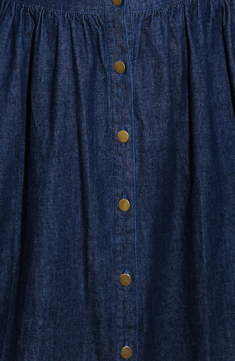 FLYING TOMATO Washed Denim Shirtdress, Alternate, color,