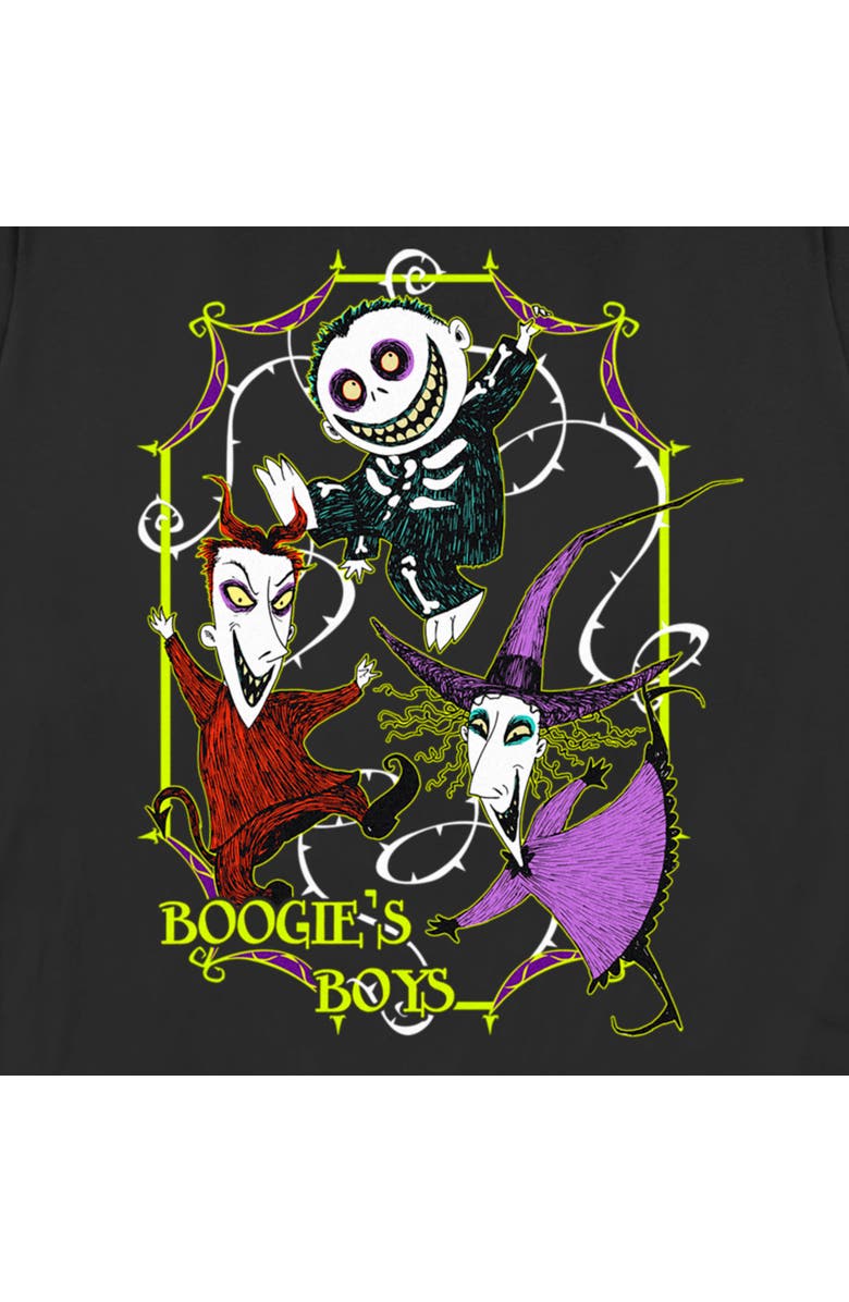 The Nightmare Before Christmas Women's The Nightmare Before Christmas Boogie's Boys Crew  Graphic T-Shirt, Alternate, color, Black