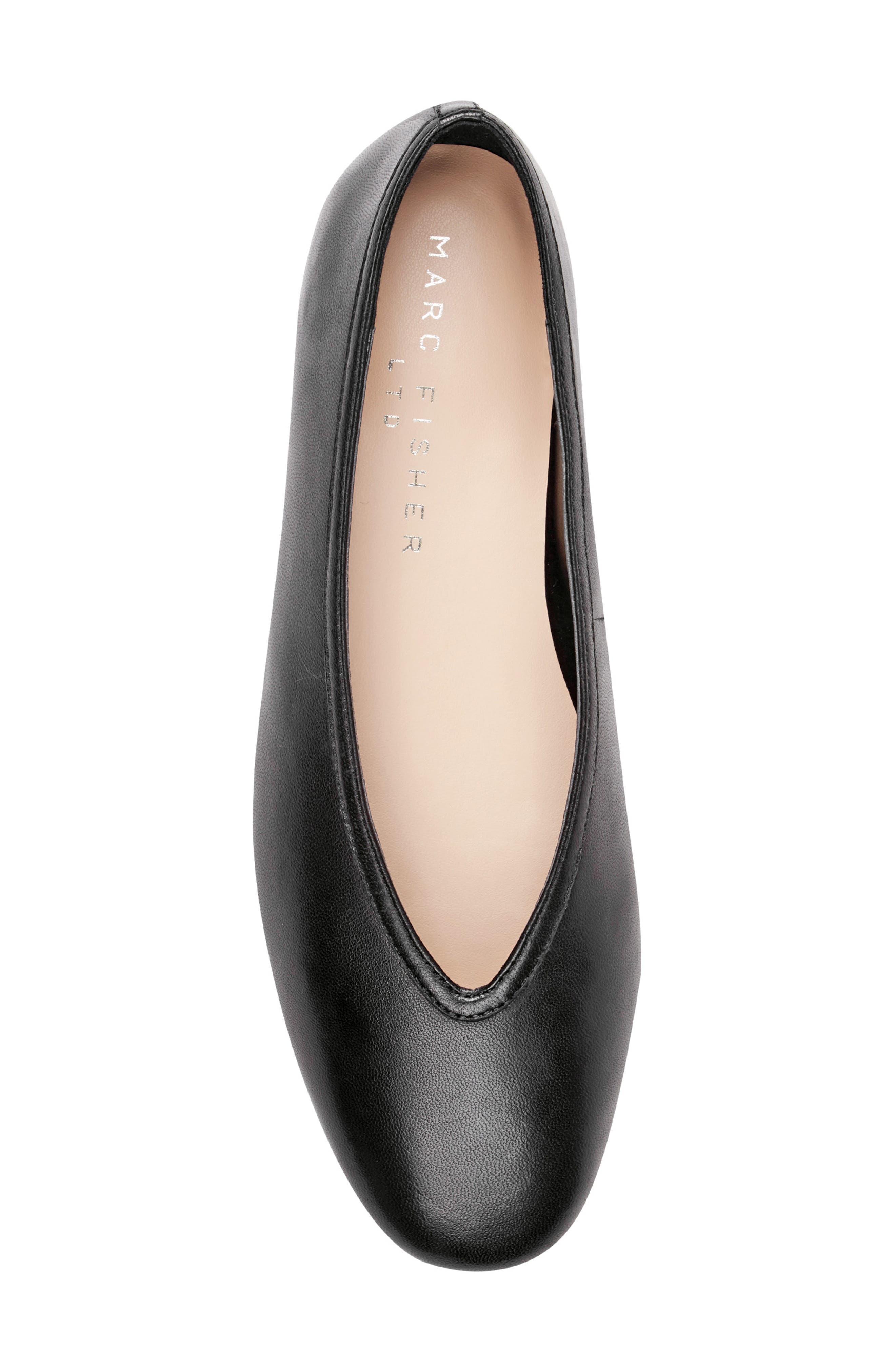 Marc Fisher LTD Gradi Flat, Alternate, color, Black