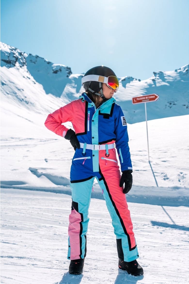Penfold X OOSC Shaped Women's Ski Suit, Alternate, color, Pink