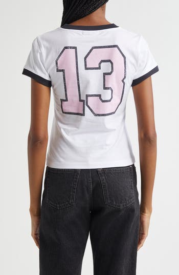 Logo Jersey Organic Cotton Baseball T-Shirt