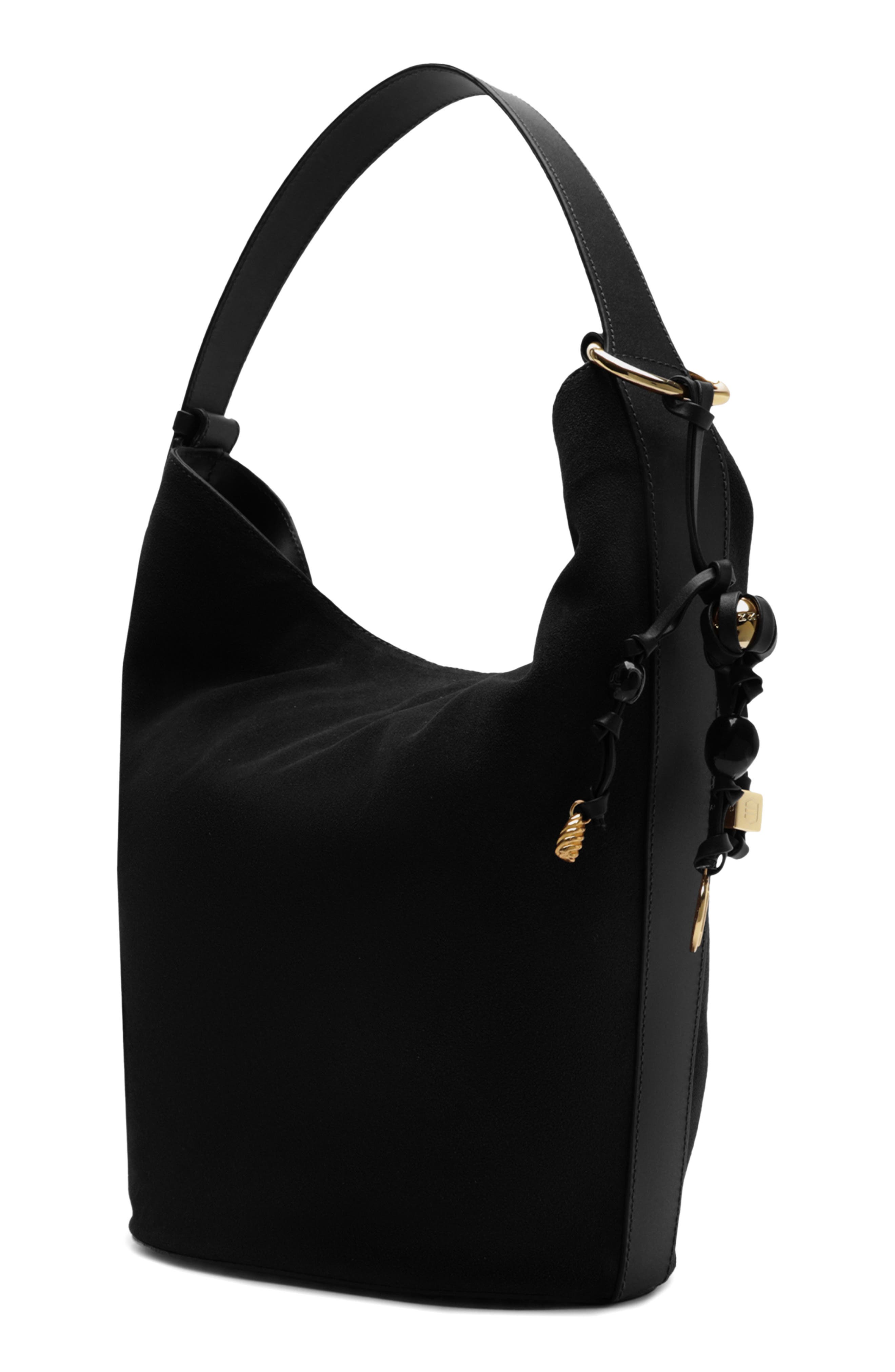 Arezzo Large Simone Suede Hobo Bag, Alternate, color, 