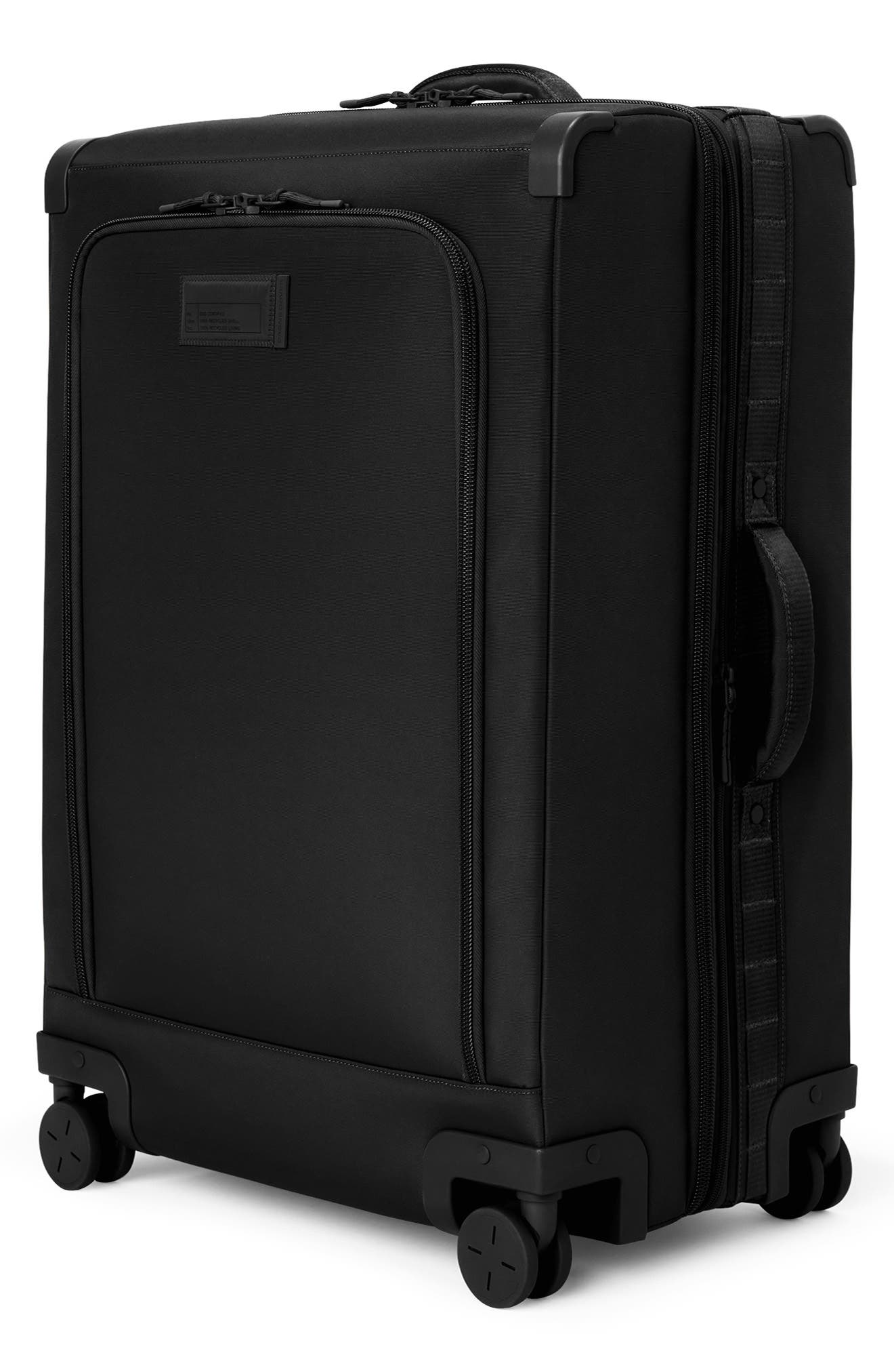 Dagne Dover Sydney Checked Rolling Luggage, Alternate, color, Onyx