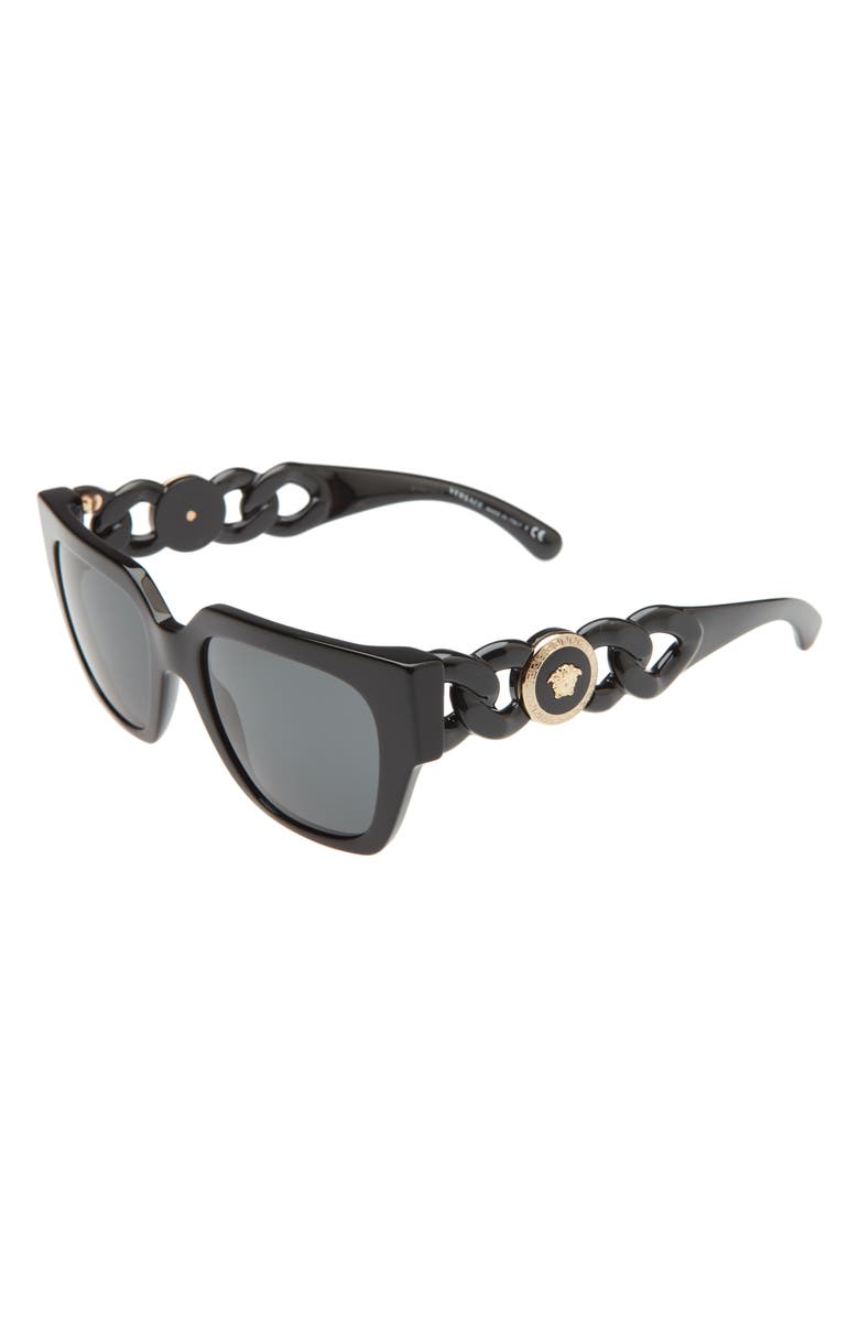 Versace 53mm Square Sunglasses, Alternate, color,