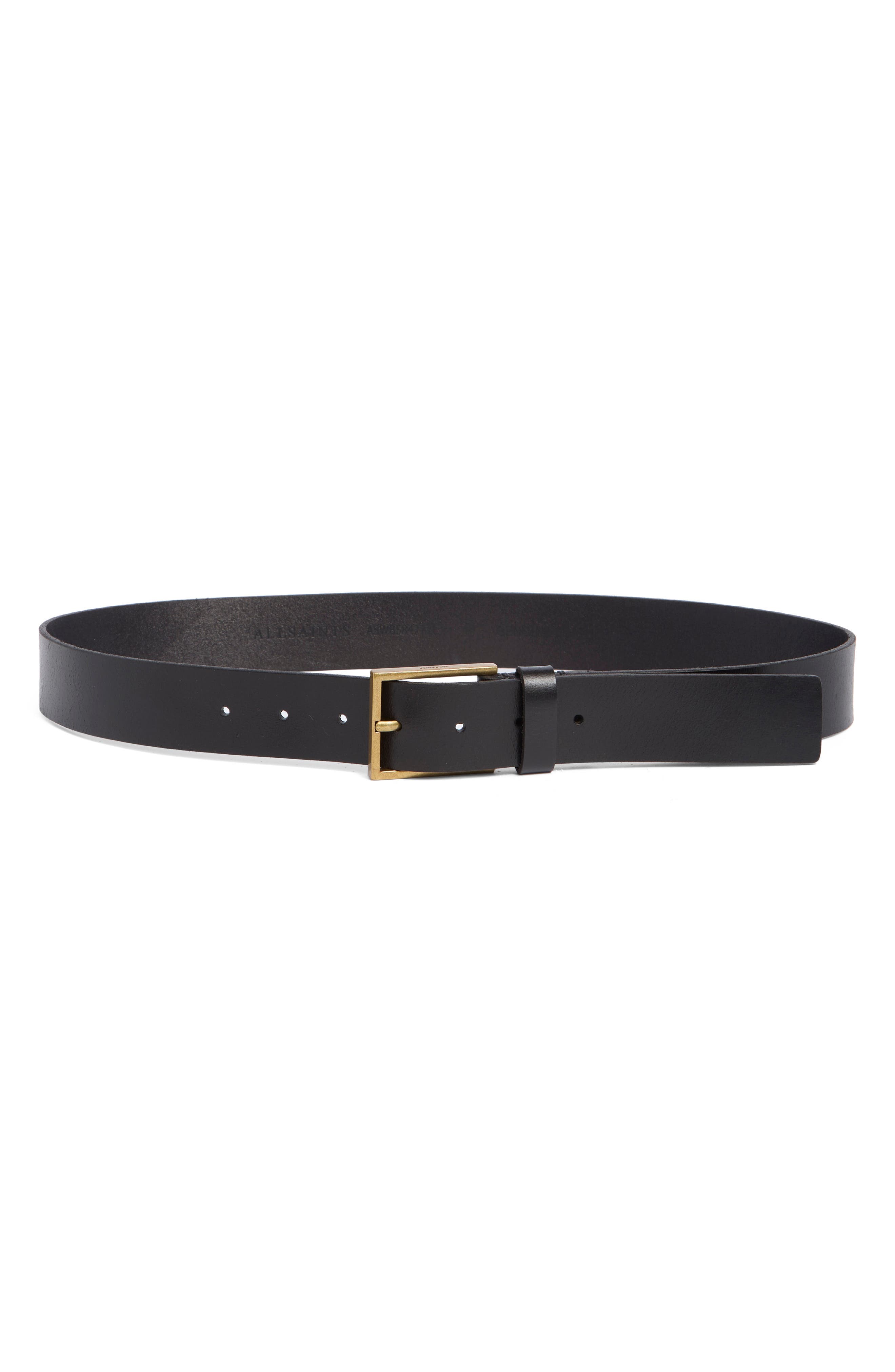 Glossy Leather Belt