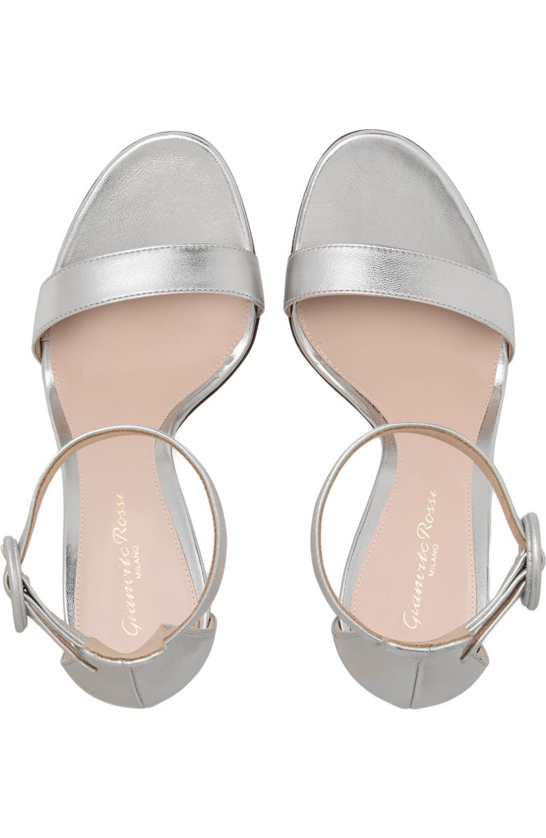 Gianvito Rossi Portofino 105 Sandals, Alternate, color, Silver