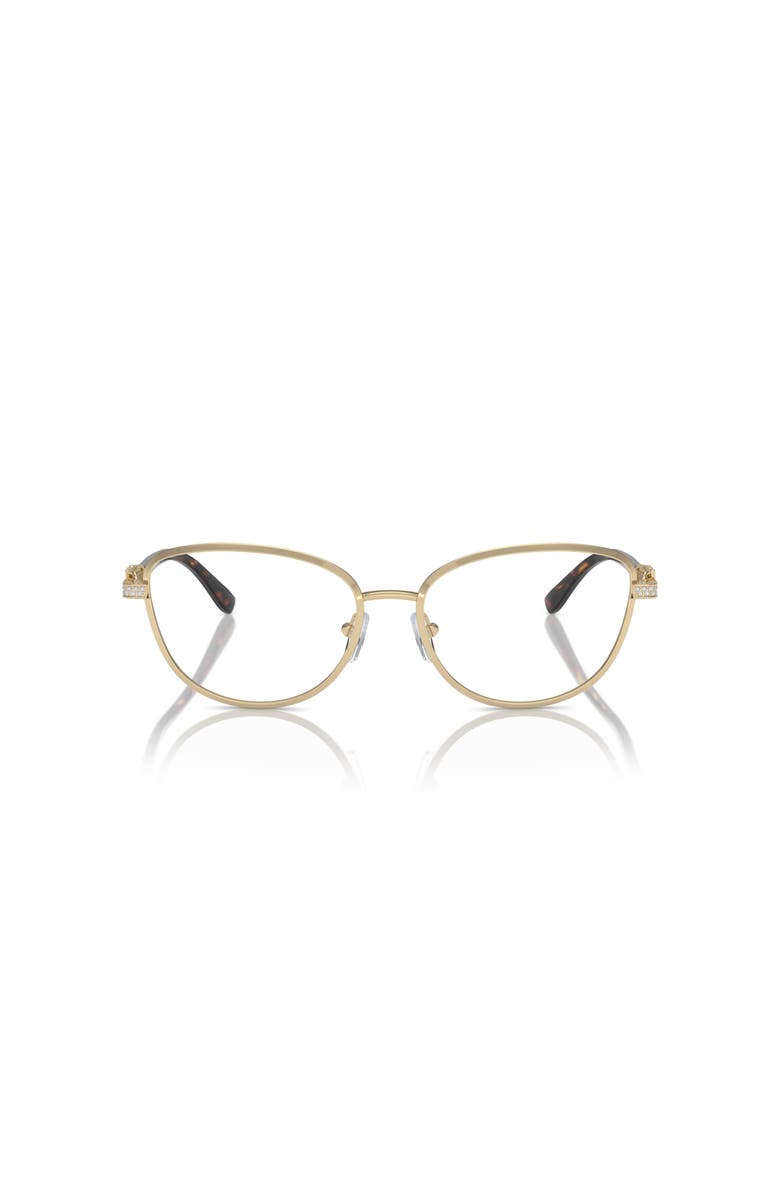 Michael Kors 55mm Cat Eye optical glasses, Alternate, color, Gold