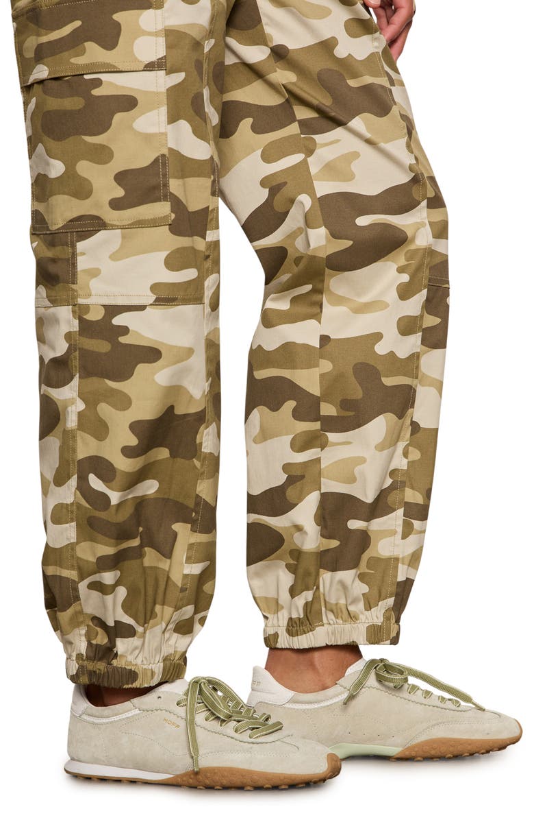 Sanctuary Vista Camo Cargo Pants, Alternate, color, Canyon Camo Green